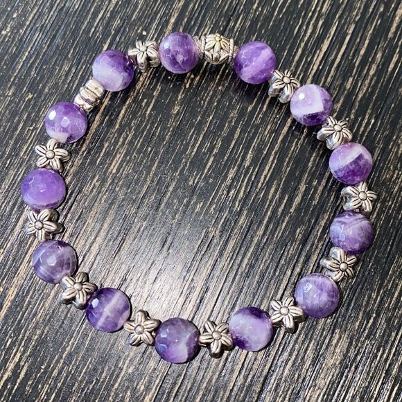 Jewelry - Amethyst Handmade bracelet.